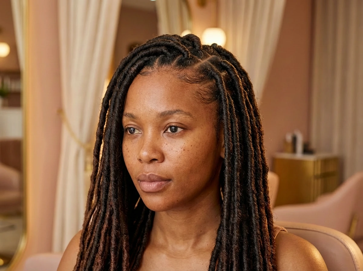 Faux locs and passion twists, Booked and Beautiful Pretoria East